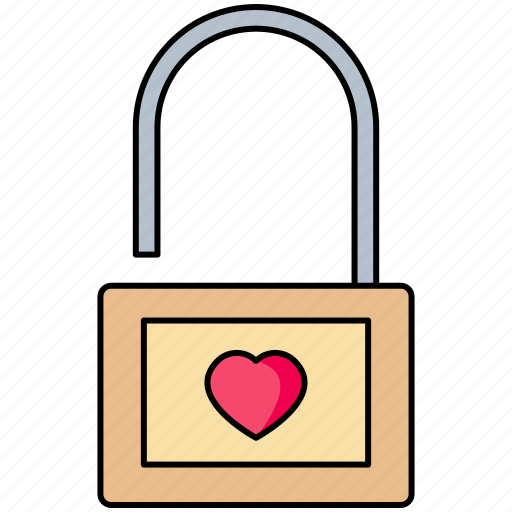 Padlock, love, security, romance icon - Download on Iconfinder