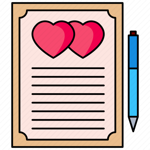 Wedding, contract, marriage, document icon - Download on Iconfinder