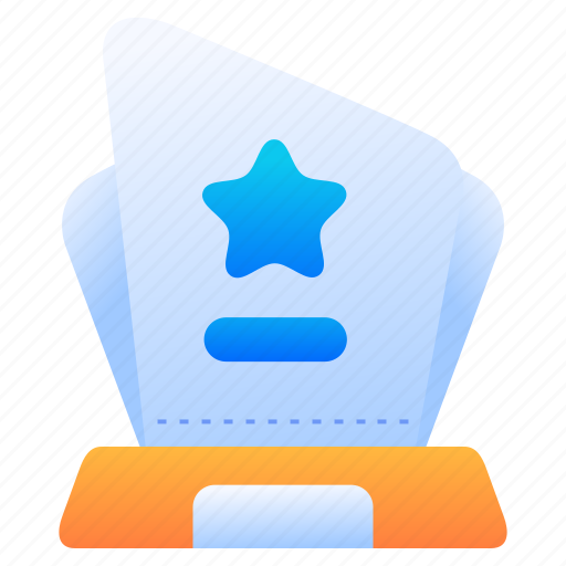 Star, trophy, award, reward, winner icon - Download on Iconfinder