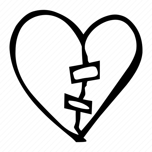 Love, repair, heal, broken, heart, wedding icon - Download on Iconfinder