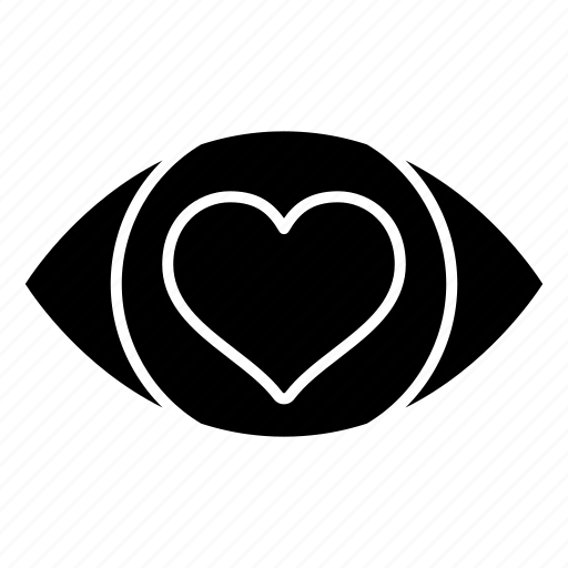Eye, heartlove, love, see, valentine, vision icon - Download on Iconfinder