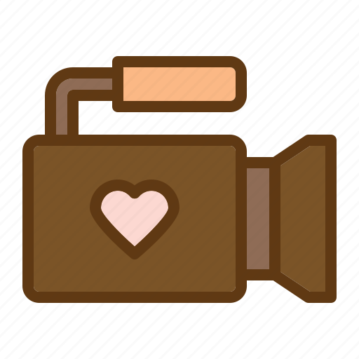 Heart, video, camera, story icon - Download on Iconfinder