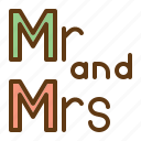 mr, mrs, wedding