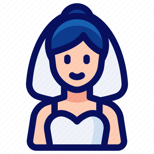 Bride, wedding, woman, avatar icon - Download on Iconfinder