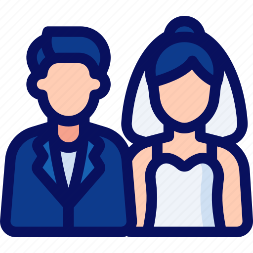 Couple, bride, groom, wedding icon - Download on Iconfinder