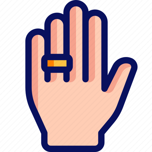 Hand, ring, engagement ring, finger icon - Download on Iconfinder