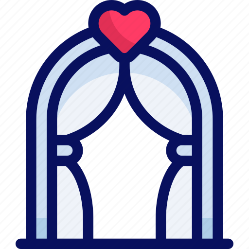 Wedding, arch, decoration, love icon - Download on Iconfinder
