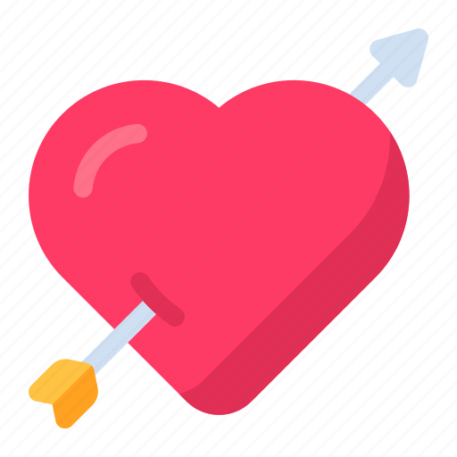 Falling in love, love, arrow, heart, romance icon - Download on Iconfinder