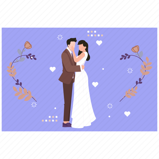 Romantic, couple, together, happy, marriage icon - Download on Iconfinder