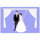 wedding, ceremony, bride, groom, togetherness