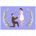 wedding, proposal, ring, marriage, happy