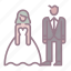 iconsets, bride, marriage, couple, romance, dress, wedding 