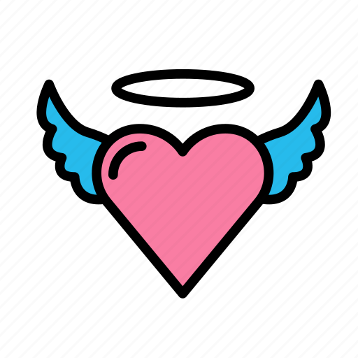 Angel, heart, love, marriage, party, wedding icon - Download on Iconfinder