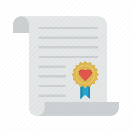 Certificate, document, marriage, wedding icon - Download on Iconfinder