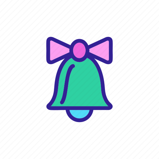 Bell, contour, education, school, wedding icon - Download on Iconfinder
