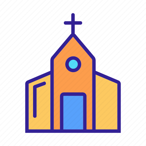 Architecture, church, contour, house, silhouette, wedding icon - Download on Iconfinder
