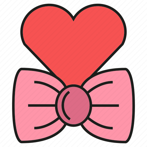 Bow, heart, love, valentine icon - Download on Iconfinder