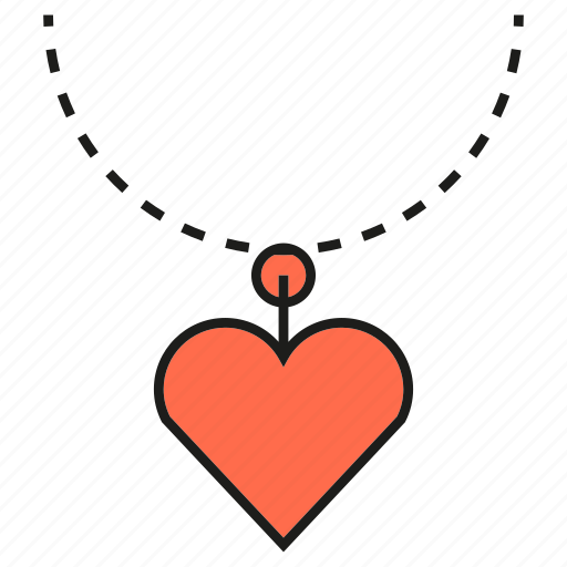 Heart, love, necklace, valentine, wedding icon - Download on Iconfinder