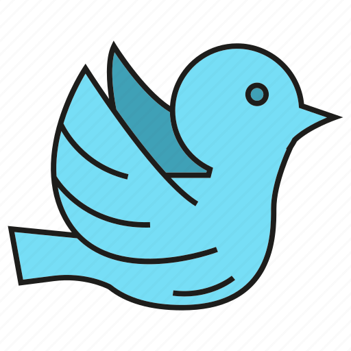 Animal, bird, dove, fly, peace, pigeon, wing icon - Download on Iconfinder