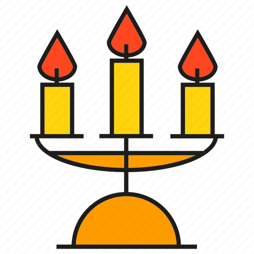 Candle, dinner, fire icon - Download on Iconfinder
