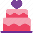 cake, set, tart, wedding 