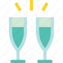 drink, glass, set, wedding, wine