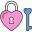 padlock, heart, lock, security, password, locked, romance, favorite, love 