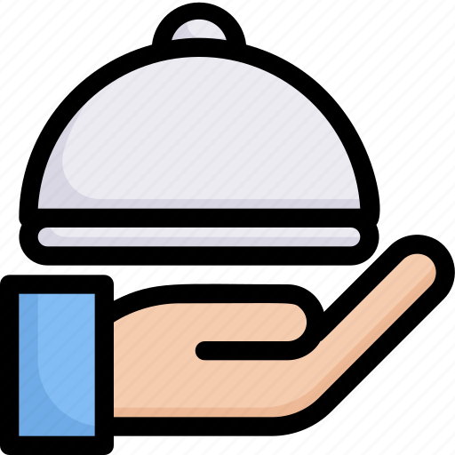 Couple, food serving, love, marriage, party, serving platter, wedding day icon - Download on Iconfinder
