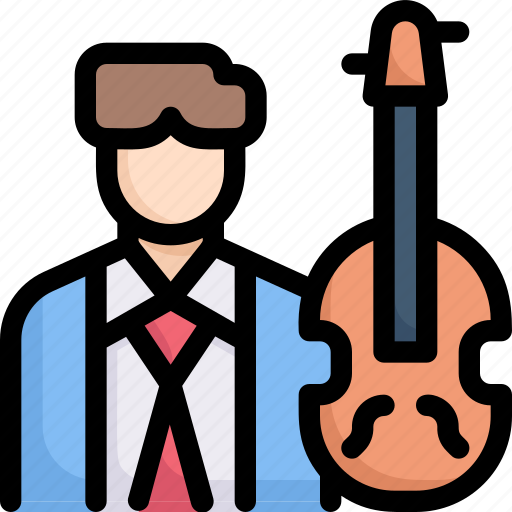 Couple, love, marriage, musician, party, violin, wedding day icon - Download on Iconfinder
