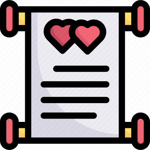 Contract, couple, love, marriage, party, wedding day, wedding vows icon - Download on Iconfinder