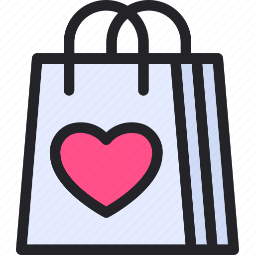 Shopping, bag, love, gift, wedding, heart icon - Download on Iconfinder