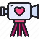 video, camera, wedding, film, love