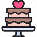 wedding, cake, sweet, food, dessert, bakery