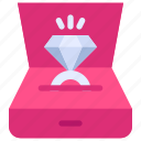 diamond, engagement, ring, wedding, jewel