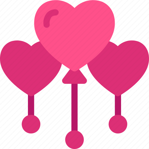 Balloon, love, heart, decoration, valentines icon - Download on Iconfinder