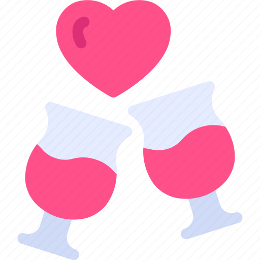 Cheers, wine, alcohol, love, drink icon - Download on Iconfinder