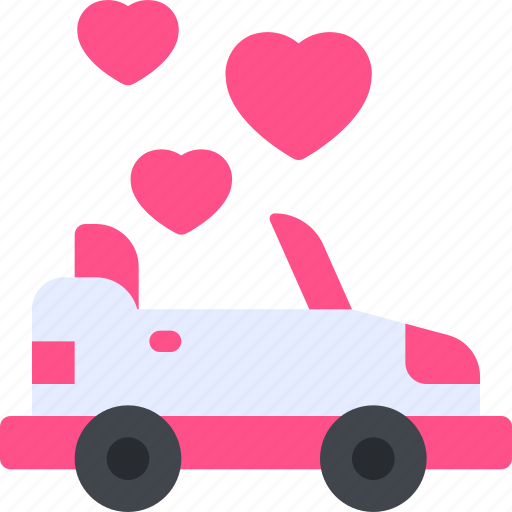 Wedding, car, trasnportation, marriage, love, vehicle icon - Download on Iconfinder