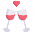 cheers in love, couple, drinks, love, marriage, party, wedding day