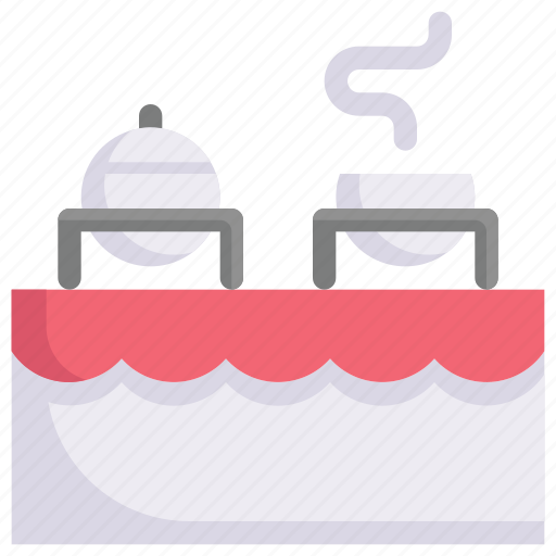 Couple, food table, love, marriage, meal, party, wedding day icon - Download on Iconfinder