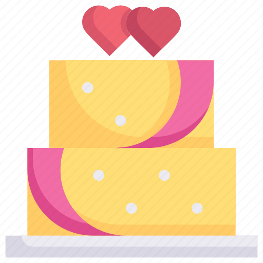 Couple, dissert, love, marriage, party, wedding cake, wedding day icon - Download on Iconfinder