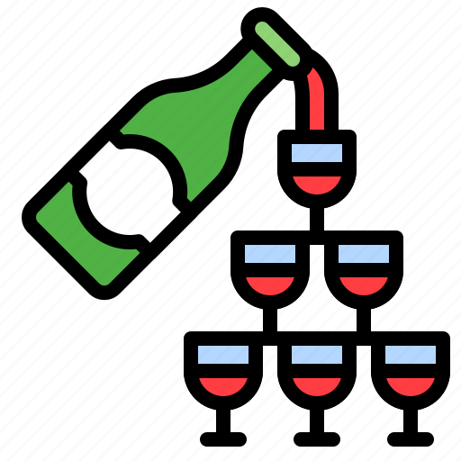 Beverage, ceremony, champagme, drinks, marriage, wedding icon - Download on Iconfinder