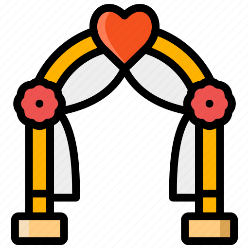 Wedding, arch, wedding arch, decoration, ceremony icon - Download on Iconfinder