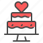 cake, heart, love, marriage, party, wedding 