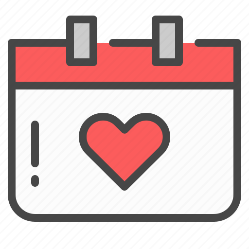 Calendar, date, love, marriage, valentine, wedding icon - Download on Iconfinder