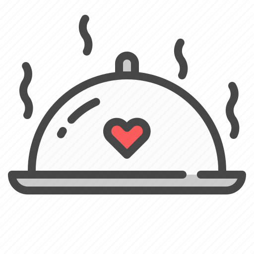 Dish, food, love, marriage, party, serving, wedding icon - Download on Iconfinder