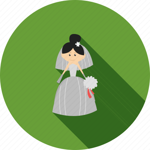 Bride, couple, dress, groom, happy, wedding, woman icon - Download on Iconfinder