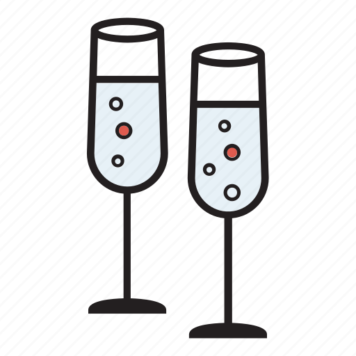 Champagne, drinks, engagement, toast, wedding icon - Download on Iconfinder