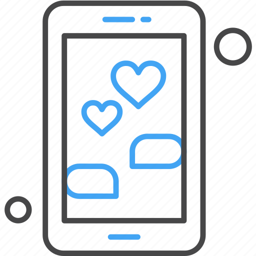 Heart, love, mobile, wedding icon - Download on Iconfinder