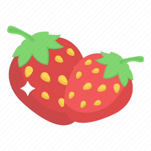 Fresh strawberries, fruits, healthy diet, healthy food, strawberries icon - Download on Iconfinder