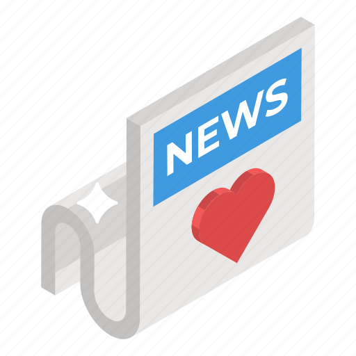 Favorite news, love news, newsletter, newspaper, valentine news icon - Download on Iconfinder